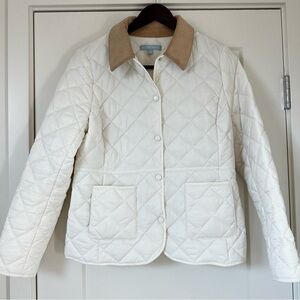 Antonio Melani White Quilted Jacket